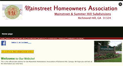 Desktop Screenshot of mainstreet-hoa.com