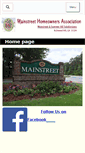 Mobile Screenshot of mainstreet-hoa.com